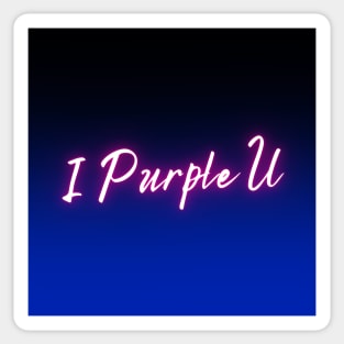 BTS I Purple U My Universe Sticker